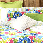 Bedlinen floral Summer Bright textile design
