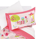 Bedlinen Girls Garden Stroll Sleepy Kidz textile design