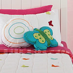 Bedlinen Girls Flutterby textile design